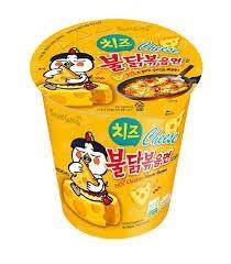 SAMYANG CUP HOT CHICKEN CHEESE - NOODLES ISTANTANEI 6x70g*