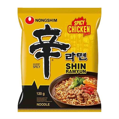 NONG SHIM SHIN RAMYUN CHICKEN - NOODLES INSTANT. 20x120g*