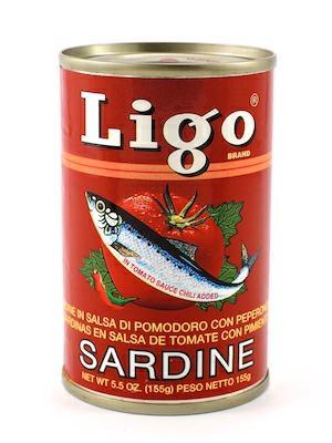 LIGO ROSSO - ALACCE IN SALSA PICCANTE 48x155g (IT)*