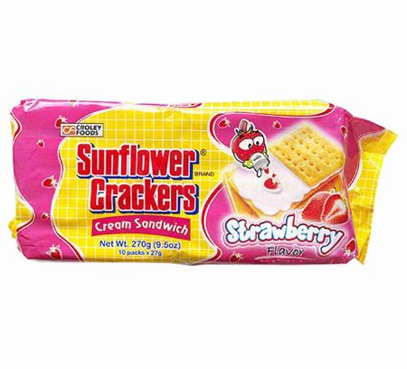 SUNFLOWER CRACKER STRAWBERRY (10pack) 36x270g