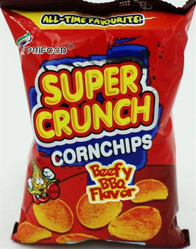 SUPER CRUNCH CORNCHIPS BEEFY BBQ - SNACK SALATO 50x55g nd