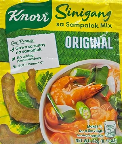 KNORR TAMARIND MIX (SINIGANG) - CONDIMENTO IN POLVERE 144x22g