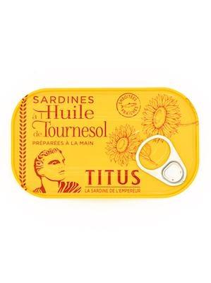 TITUS OIL - SARDINES SOTT'OIL 48x125g