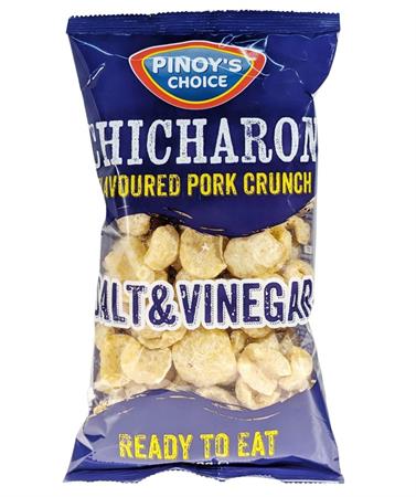 PINOY'S CHOICE CHICHARON SALT & VINEGAR - SNACK SALATO 10x100g