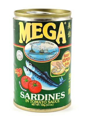 MEGA SARDINES GREEN - ALACCE IN SALSA DI POMODORO 24x155g *