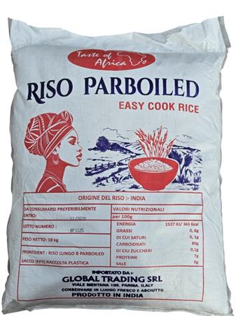 TASTE OF AFRICA RISO A GRANA LUNGA B PARBOILED 18kg *