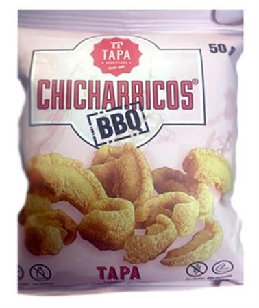 TAPA CHICHARRICOS BBQ - COTENNE DI MAIALE FRITTE 16x50g *