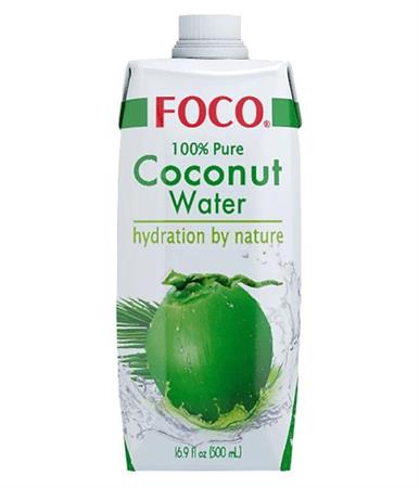 FOCO COCONUT WATER (BRICK) - ACQUA DI COCCO 12x500ml *