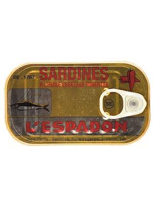 ESPADON GIALLO - SARDINE IN OLIO PICCANTE 50x125g