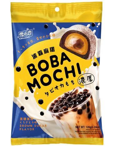 YUKI & LOVE BOBA MOCHI BROWN SUGAR - DOLCE RIPIENO 12x120g