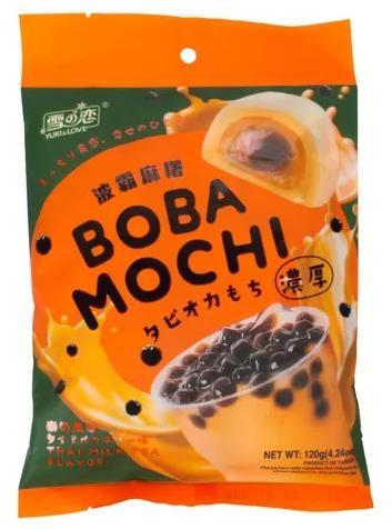 YUKI & LOVE BOBA MOCHI THAI MILK TEA - DOLCE RIPIENO 12x120g