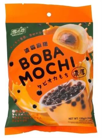 YUKI & LOVE BOBA MOCHI THAI MILK TEA - DOLCE RIPIENO 12x120g