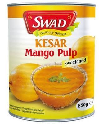 SWAD MANGO PULP KESAR - POLPA DI MANGO 6x850g *