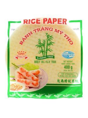 TUFOCO BAMBOO TREE RICE PAPER - SFOGLIE RISO (22cm) 36x400g (AE) *