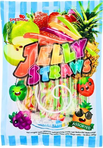 SPESHOW JELLY STRAWS ASSORTED - CARAMELLE GOMMOSE 30x300g *