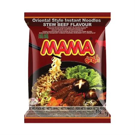 MAMA INSTANT NOODLES BEEF 10x60g *