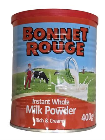 BONNET ROUGE LATTE INTERO IN POLVERE 24x400g *