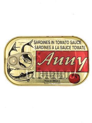 ANNY SARDINES TOMATO - SARDINE IN SALSA POMODORO 50x125g