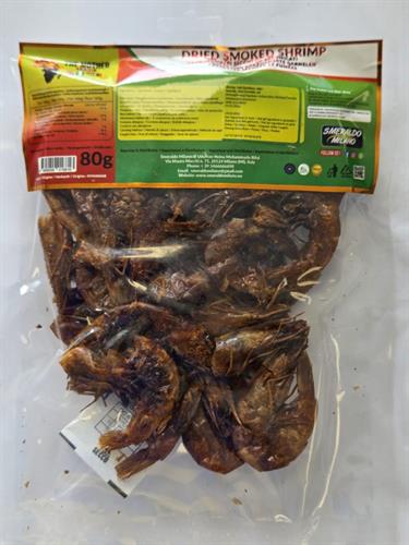 SMERALDO MILANO (BIG) SMOKED SHRIMP (30) - GAMB. ESSICCATI 50x80g *
