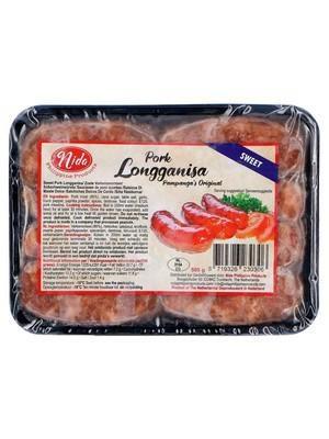 NIDA LONGGANISA PORK SWEET - SALSICCE CONGELATE 20x500g *