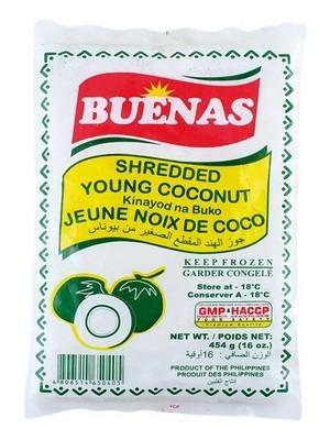 BUENAS SHREDDED YOUNG COCONUT - COCCO CONGELATO 20x454g *