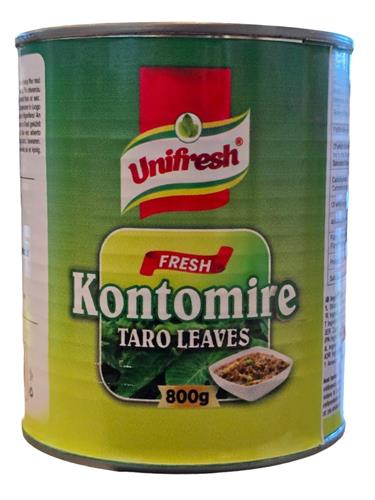 UNIFRESH NKONTOMIRE - FOGLIE DI TARO ALNATURALE 12x800g