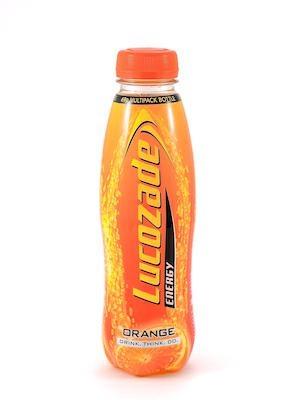 LUCOZADE ORANGE - SOFT DRINK CON EDULCORANTI 24x380ml