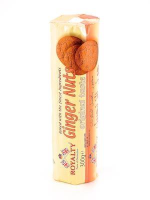 ROYALTY GINGER NUTS - BISCOTTI ALLO ZENZERO 20x300g