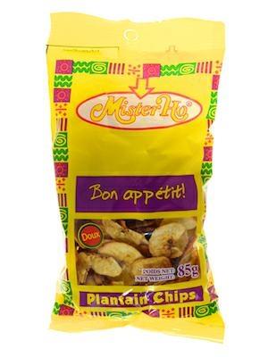 MR HO PLANTAINCHIPS DOUX - PLANTAIN CHIPS 28x85g