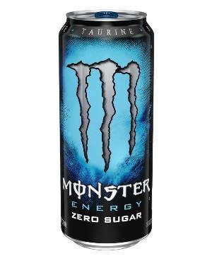 MONSTER ENERGY DRINK - ZERO SUGAR (BLACK & BLUE) 12x500ml