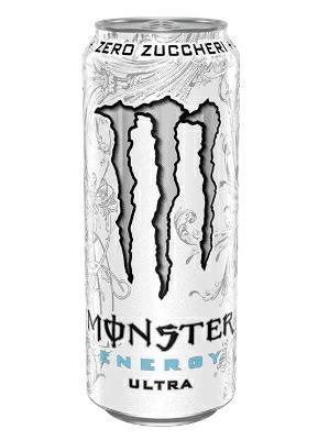 MONSTER ENERGY DRINK - ULTRA ZERO (WHITE) 12/24x500ml