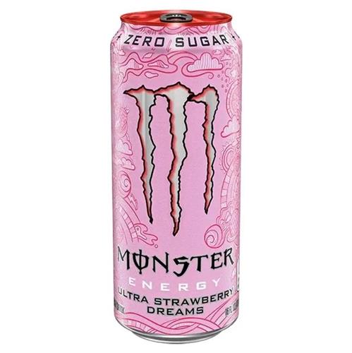 MONSTER ENERGY DRINK - ULTRA STRAWBERRY DREAMS 24x500ml