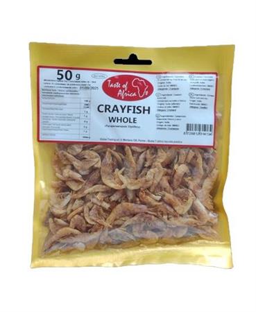 TASTE OF AFRICA CRAYFISH WHOLE 20x50g