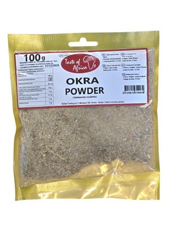 TASTE OF AFRICA OKRA POWDER - OKRA ALPOLVERE 20x100g
