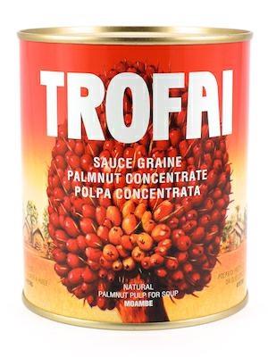 TROFAI PALMNUT SAUCE - CREMA DI FRUTTI DI PALMA 20x800g