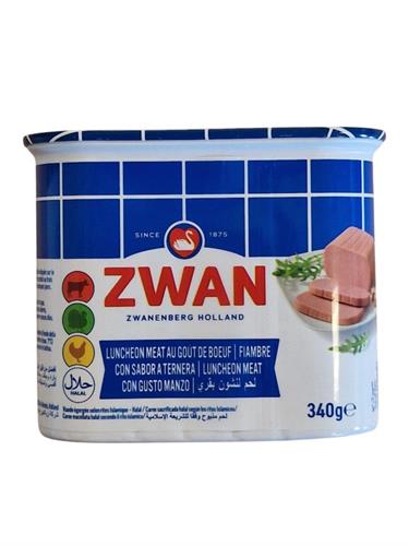 ZWAN LUNCHEON MEAT BEEF FLAVOUR - CARNE IN SCATOLA 12x340g