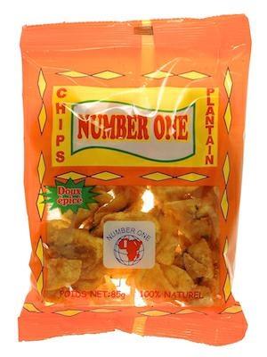 NUMBER ONE PLANTAINCHIPS PICCANTE - PLANTAIN CHIPS 20x85g *