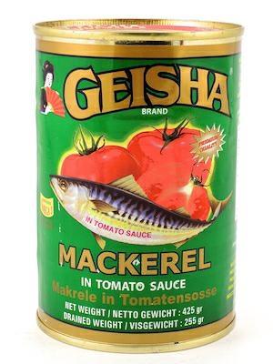 GEISHA MACKEREL GREEN - SGOMBRI AL POMODORO 12x425g