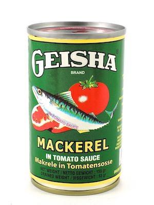 GEISHA MACKEREL GREEN - SGOMBRI AL POMODORO 50x155g