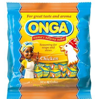 ONGA CUBE CHICKEN - CONDIMENTO IN DADO (50pz) 20x200g