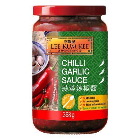 LKK CHILLI GARLIC SAUCE - SALSA PICCANTE 12x368g
