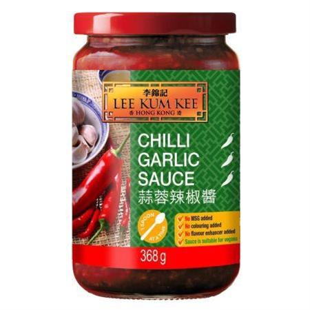 LKK CHILLI GARLIC SAUCE - SALSA PICCANTE 12x368g