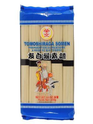 WING MAN TOMOSHIRAGA SOMEN - NOODLES DI FRUMENT 48x400g (AE)