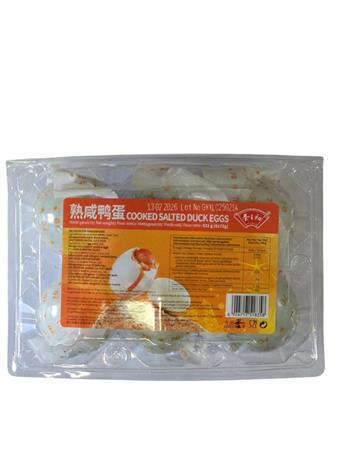SALTED EGGS - UOVA DI ANATRA SALATE (6 UOVA) 24x432g