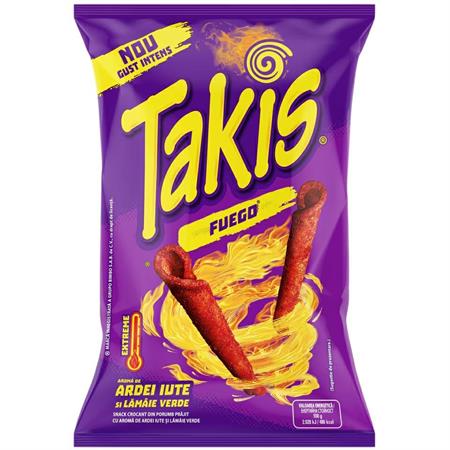 TAKIS FUEGO - SNACK DI MAIS PICCANTE 18x100g