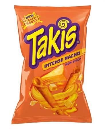 TAKIS INTENSE NACHO - SNACK DI MAIS ALFORMAGGIO 18x100g