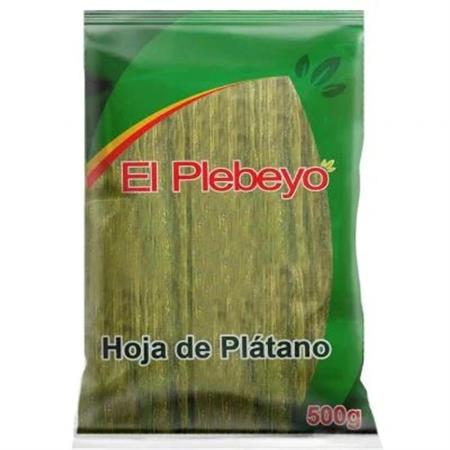 EL PLEBEYO HOJAS DE PLATANO - FOGLIE DI BANANO CONGELATE 12x500g