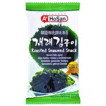 HOSAN ROASTED SEAWEED SNACK - ORIGINAL - SNACK DI ALGHE (30x) 8x2,4g