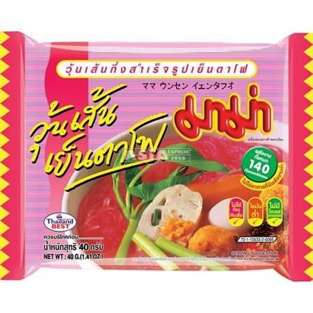 MAMA INSTANT NOODLES YENTAFO BEAN VERMICELLI 30x40g (FR/AE)