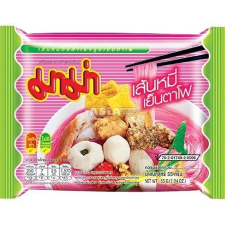 MAMA INSTANT NOODLES YENTAFO RICE VERMICELLI 30x55g (FR/AE)